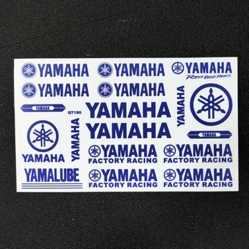 Qt180 BlueOriginal баннер Yamaha наклейка мотоцикл письмо логотип эмблема