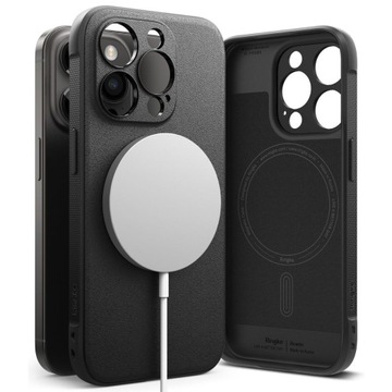 ЧЕХОЛ ДЛЯ IPHONE 15 PRO RINGKE ОНИКС МАГНИТНЫЙ MAGSAFE ЧЕРНЫЙ