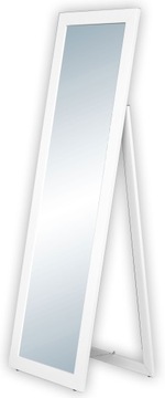 Велике дзеркало в стоячій рамі 170x50 білий