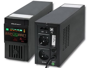 Джерело безперебійного живлення UPS, 600VA, 360W, LCD, USB, RJ45
