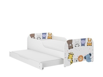 Дитяче двоспальне ліжко-Miki 160x80-висувна