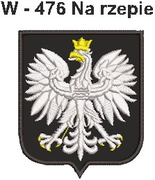 Польская эмблема, патриотическая нашивка на липучке