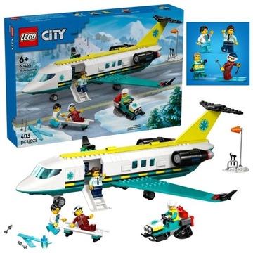 LEGO CITY 60465 літак швидкої допомоги + каталог LEGO PDF