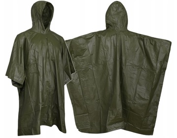 Пончо дождевик с капюшоном MIL-Tec PVC Wet Weather Olive