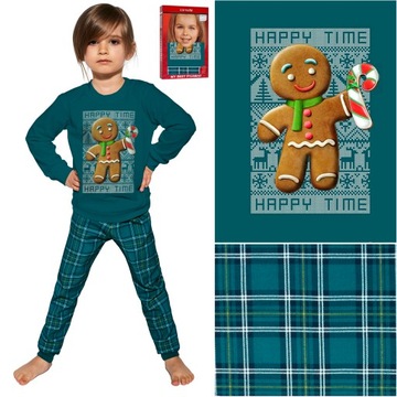 Детская Рождественская пижама Cornette 592/171 Cookie 134-140