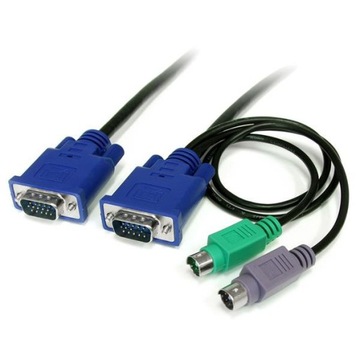 StarTech.com svecon6 KVM кабель чорний 1,8 м