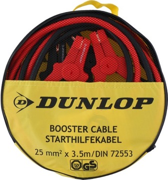 Аккумуляторные батареи Dunlop толстые твердые длинные 3,5 м 350 а чехол
