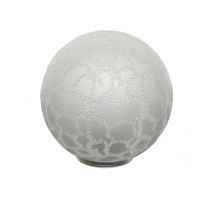 Стеклянный шар абажур закрыт 12 см, для ламп
