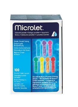 Ланцеты MICROLET, красочные 100шт