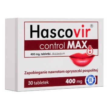 Hascovir control Max 30 табл.