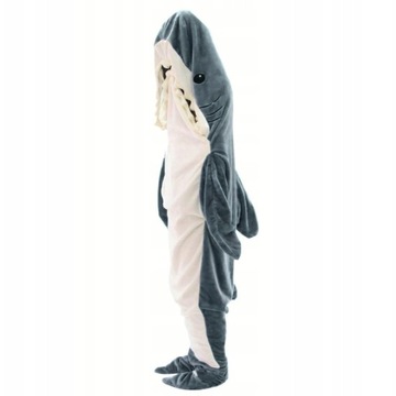 Одеяло акула пижамы спальный мешок костюм синий / для ребенка 130-150 см