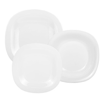 Сервировочные тарелки набор посуды 18EL квадрат TZ27