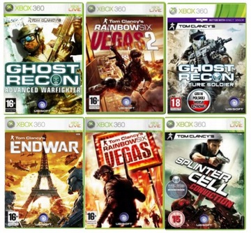 Коллекция 6 игр Tom Clancy'S XBOX 360