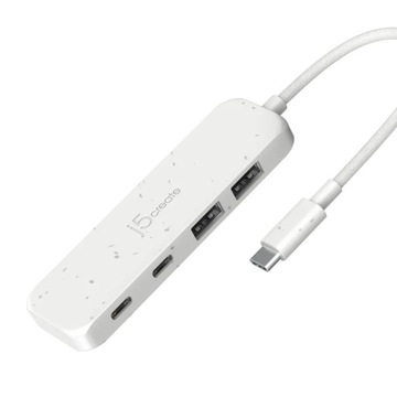 j5create JCH342EW USB 3.2 Gen 1 (3.1 Gen 1) Type-C 10000 Мбит/с Белый