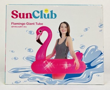 SunClub надувний круг для плавання фламінго 106 см