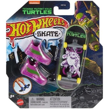 Hot Wheels Skate Fingerskate Teenage Mutant Ninja Turtles Donatello HVK35