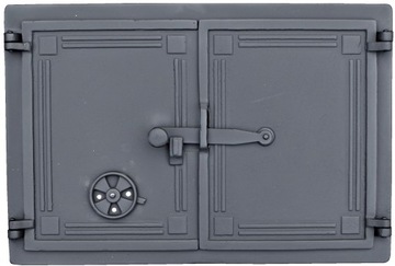Чавунна дверцята хлібопекарської печі коптильня 48X33