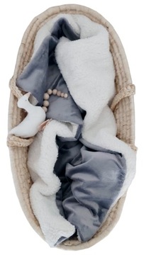 Теплое зимнее одеяло для коляски, Детские кроватки ягненок / медведь 75x100