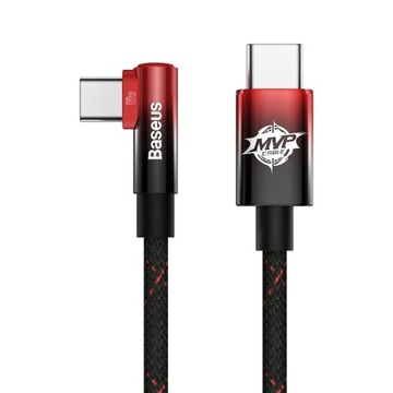Угловой кабель USB-C - USB-C Baseus MVP 2 100W 1M