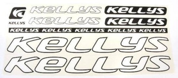 Наклейки на велосипед Kellys White-повний комплект для велосипеда