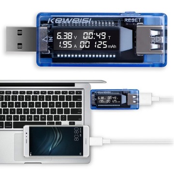 USB ВОЛЬТМЕТР АМПЕРМЕТР ТЕСТЕР НАПРЯЖЕНИЯ