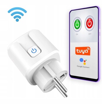 Розумна розетка WiFi SMART tuya ватметр розетка програматор таймер