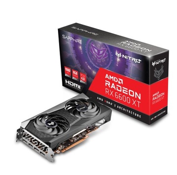 Видеокарта SAPPHIRE Radeon RX 6600 XT NITRO + OC 8 ГБ