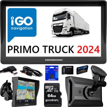 7-ДЮЙМОВИЙ GPS-НАВІГАТОР ДЛЯ ВАНТАЖІВКИ TIR MODECOM SX 7,3 IGO PRIMO TRUCK 2024