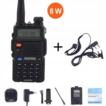 Baofeng UV-5R HT 8W радио сканер полиция скорая помощь