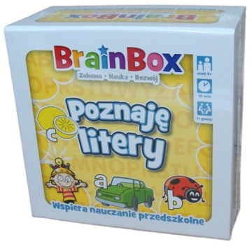 BRAINBOX ДІЗНАТИСЯ БУКВИ-КАРТИ НАВЧАЛЬНА ГРА-FUN НАВЧАННЯ