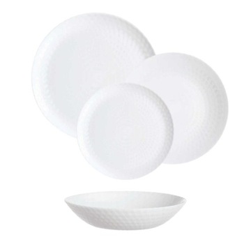 Сервировочные тарелки набор посуды 18el Белый TZ80