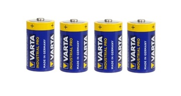 4X лужна батарея VARTA INDUSTRIAL R20 D 1.5 V
