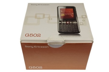 100% новый RU DYST оригинальный SONY ERICSSON G502 премиум черный полный комплект