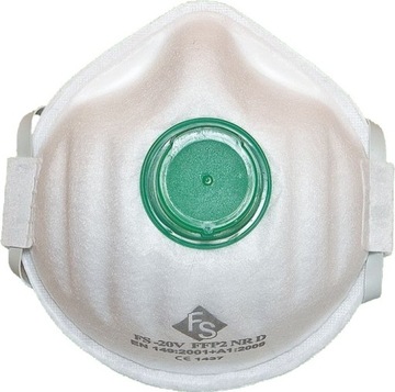 Защитная маска для лица P/Dust FFP2 с клапаном