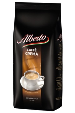 Альберто Caffe Crema 1 кг кофе в зернах