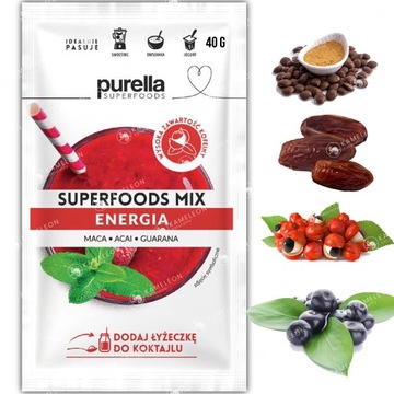 PURELLA Superfoods енергія маку асаї гуарана 40г