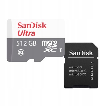 Карта памяти SanDisk Ultra 512 ГБ MicroSDXC