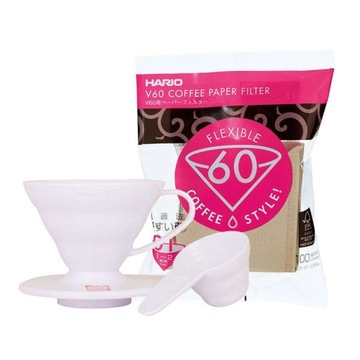 Капельная кофеварка Hario V60-01 фильтры 100шт