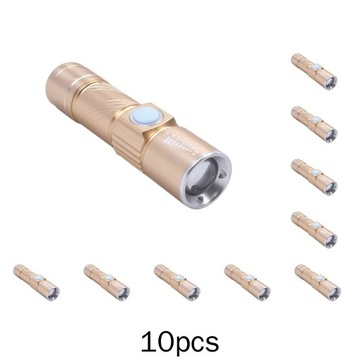 10x міні Q5 Світлодіодний USB акумуляторний ліхтарик з