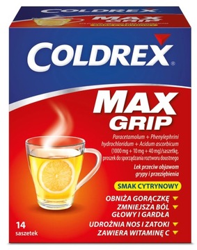 Coldrex MaxGrip застуда лимон 14сашет