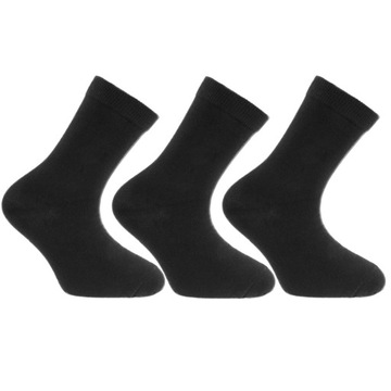 Детские носки классические высокие хлопковые носки 3 пакета MORAJ 35-38