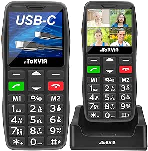 Мобільний телефон для літніх TOKVIA T102