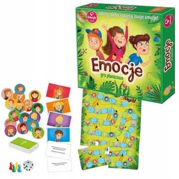 Емоції / настільна гра для дітей і дорослих / веселощі і психологія