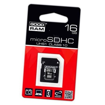 * GOODRAM MICROSDHC 16GB CLASS 10 UHS-И КАЧЕСТВО