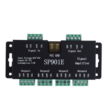 SP901E LED Pixel WS2812b WS2811 SPI усилитель сигнала ретранслятор
