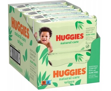 Вологі серветки Huggies Natural Care 10 x 56 шт.