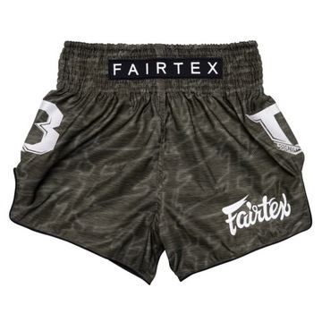 Тайские шорты FAIRTEX FXBTBT (темно-зеленый) [размер: M]