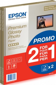 Папір Epson Premium Glossy Photo Paper A4-2x15