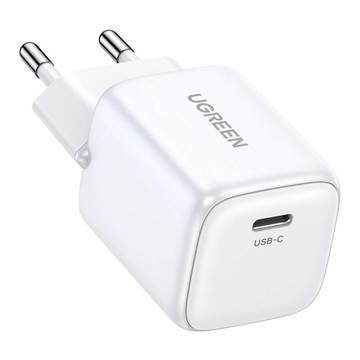 UGREEN ПОТУЖНИЙ ЗАРЯДНИЙ ПРИСТРІЙ АДАПТЕР ЖИВЛЕННЯ КУБ USB-C PD 3.0 QC 4.0 GAN 30W