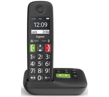 Стаціонарний бездротовий телефон Gigaset E290A чорний